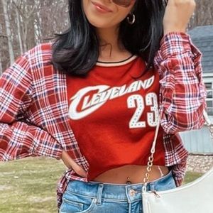 Mel’s Fashion Flips Cavs flannel jersey
